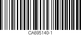 Código de barras (EAN, GTIN, SKU, ISBN): 'CA695140-1'