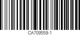 Código de barras (EAN, GTIN, SKU, ISBN): 'CA709559-1'