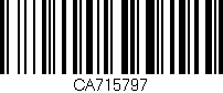 Código de barras (EAN, GTIN, SKU, ISBN): 'CA715797'