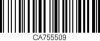 Código de barras (EAN, GTIN, SKU, ISBN): 'CA755509'