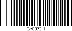 Código de barras (EAN, GTIN, SKU, ISBN): 'CA8872-1'