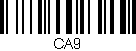 Código de barras (EAN, GTIN, SKU, ISBN): 'CA9'