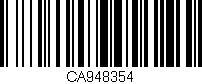 Código de barras (EAN, GTIN, SKU, ISBN): 'CA948354'