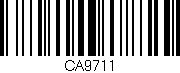 Código de barras (EAN, GTIN, SKU, ISBN): 'CA9711'