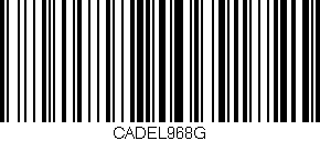 Código de barras (EAN, GTIN, SKU, ISBN): 'CADEL968G'