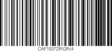 Código de barras (EAN, GTIN, SKU, ISBN): 'CAF1037ZIRGR(4'