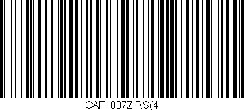 Código de barras (EAN, GTIN, SKU, ISBN): 'CAF1037ZIRS(4'