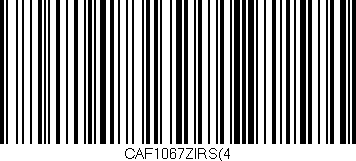Código de barras (EAN, GTIN, SKU, ISBN): 'CAF1067ZIRS(4'