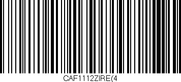 Código de barras (EAN, GTIN, SKU, ISBN): 'CAF1112ZIRE(4'