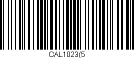 Código de barras (EAN, GTIN, SKU, ISBN): 'CAL1023(5'