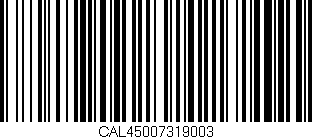 Código de barras (EAN, GTIN, SKU, ISBN): 'CAL45007319003'