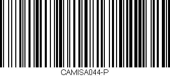 Código de barras (EAN, GTIN, SKU, ISBN): 'CAMISA044-P'