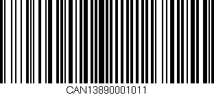 Código de barras (EAN, GTIN, SKU, ISBN): 'CAN13890001011'