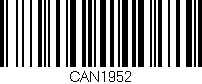 Código de barras (EAN, GTIN, SKU, ISBN): 'CAN1952'