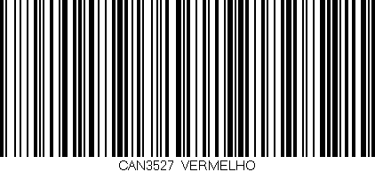 Código de barras (EAN, GTIN, SKU, ISBN): 'CAN3527/VERMELHO'