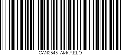 Código de barras (EAN, GTIN, SKU, ISBN): 'CAN3545/AMARELO'