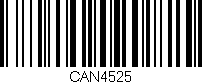 Código de barras (EAN, GTIN, SKU, ISBN): 'CAN4525'