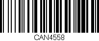 Código de barras (EAN, GTIN, SKU, ISBN): 'CAN4558'