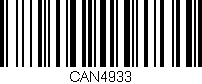 Código de barras (EAN, GTIN, SKU, ISBN): 'CAN4933'