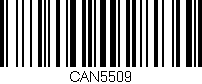 Código de barras (EAN, GTIN, SKU, ISBN): 'CAN5509'