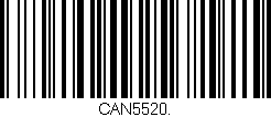 Código de barras (EAN, GTIN, SKU, ISBN): 'CAN5520.'