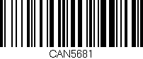 Código de barras (EAN, GTIN, SKU, ISBN): 'CAN5681'