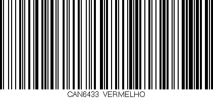 Código de barras (EAN, GTIN, SKU, ISBN): 'CAN6433/VERMELHO'