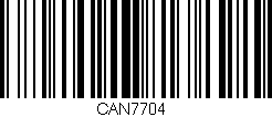 Código de barras (EAN, GTIN, SKU, ISBN): 'CAN7704/'