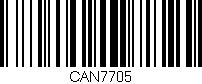 Código de barras (EAN, GTIN, SKU, ISBN): 'CAN7705'