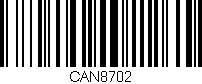 Código de barras (EAN, GTIN, SKU, ISBN): 'CAN8702'