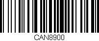 Código de barras (EAN, GTIN, SKU, ISBN): 'CAN8900'