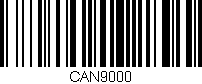 Código de barras (EAN, GTIN, SKU, ISBN): 'CAN9000'