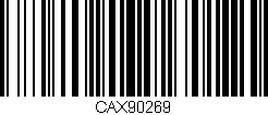 Código de barras (EAN, GTIN, SKU, ISBN): 'CAX90269'