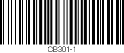 Código de barras (EAN, GTIN, SKU, ISBN): 'CB301-1'