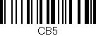 Código de barras (EAN, GTIN, SKU, ISBN): 'CB5'