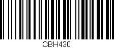 Código de barras (EAN, GTIN, SKU, ISBN): 'CBH430'