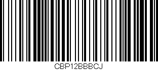 Código de barras (EAN, GTIN, SKU, ISBN): 'CBP12BBBCJ'
