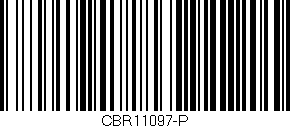 Código de barras (EAN, GTIN, SKU, ISBN): 'CBR11097-P'