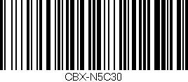 Código de barras (EAN, GTIN, SKU, ISBN): 'CBX-N5C30'