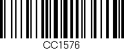 Código de barras (EAN, GTIN, SKU, ISBN): 'CC1576'