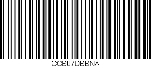 Código de barras (EAN, GTIN, SKU, ISBN): 'CCB07DBBNA'