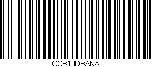 Código de barras (EAN, GTIN, SKU, ISBN): 'CCB10DBANA'