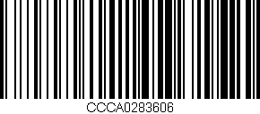 Código de barras (EAN, GTIN, SKU, ISBN): 'CCCA0283606'