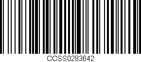Código de barras (EAN, GTIN, SKU, ISBN): 'CCSS0283642'