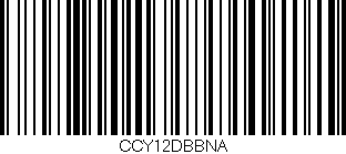 Código de barras (EAN, GTIN, SKU, ISBN): 'CCY12DBBNA'