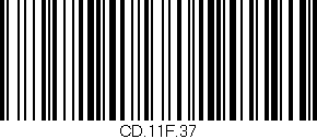 Código de barras (EAN, GTIN, SKU, ISBN): 'CD.11F.37'