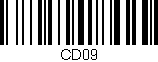Código de barras (EAN, GTIN, SKU, ISBN): 'CD09'