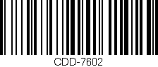 Código de barras (EAN, GTIN, SKU, ISBN): 'CDD-7602'