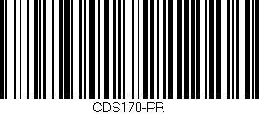 Código de barras (EAN, GTIN, SKU, ISBN): 'CDS170-PR'