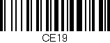Código de barras (EAN, GTIN, SKU, ISBN): 'CE19'